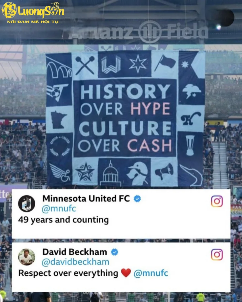 David Beckham yêu cầu sự tôn trọng từ đối thủ Minnesota United (Ảnh: Instagram).